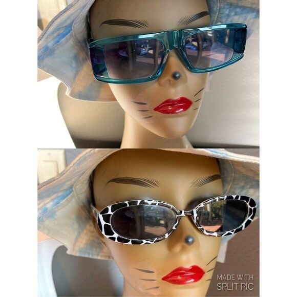 Bundle of Sunglasses Nordstrom Turquoise  and Black Whit Animal Print
All new - Picture 1 of 14